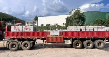 眉山 芝麻灰花岗岩地铺石出货日常