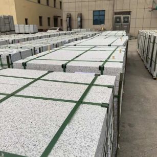 眉山 白麻花岗岩5.0公分荔枝面地铺石