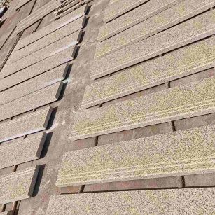 眉山 黄金麻花岗岩光面楼梯踏步