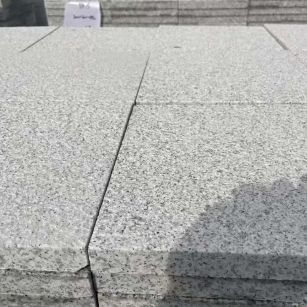 眉山 白麻花岗岩石材推荐 荔枝面地铺石