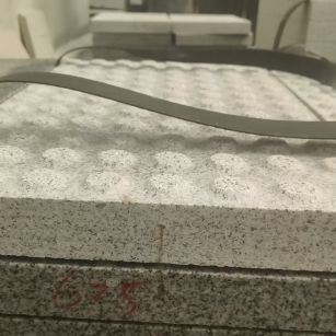 眉山 芝麻白花岗岩6.0公分荔枝面五轴加工雕刻盲点