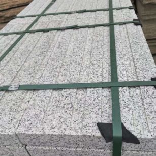 眉山 白麻花岗岩直行盲道石，盲条，地铺石