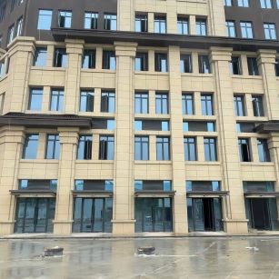 眉山 黄金麻花岗岩荔枝面小区外墙干挂