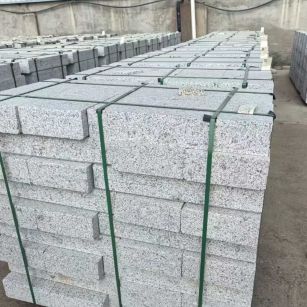 眉山 白麻花岗岩路沿石，弧形路沿石，道牙石，马路牙子，界石，路缘石，平沿石，直岩石，平缘石等