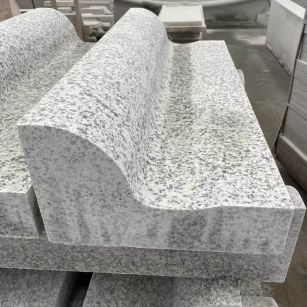 眉山 白麻花岗岩S型路沿石，路侧石，马路牙子等