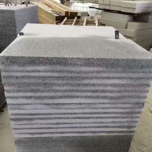 眉山 芝麻白5公分火烧地铺成品，900*400，规格可定制