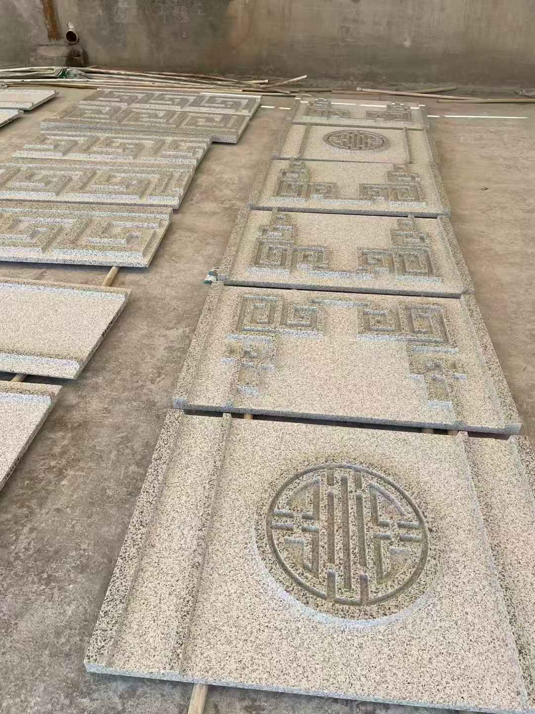 眉山 白麻花岗岩外墙立面雕刻板