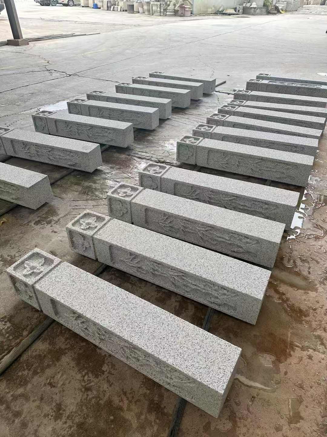 眉山 白麻方柱雕花防水