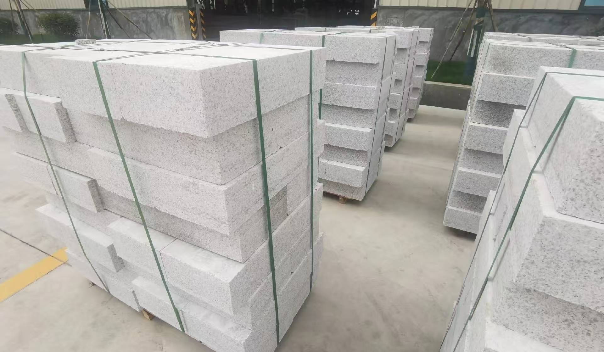 眉山 白麻花岗岩路沿石，立缘石，平缘石，路牙石，道牙石，马路牙子等